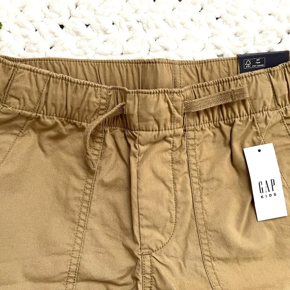 NWT Boys GAP Pull-On Shorts (Khaki) M/8